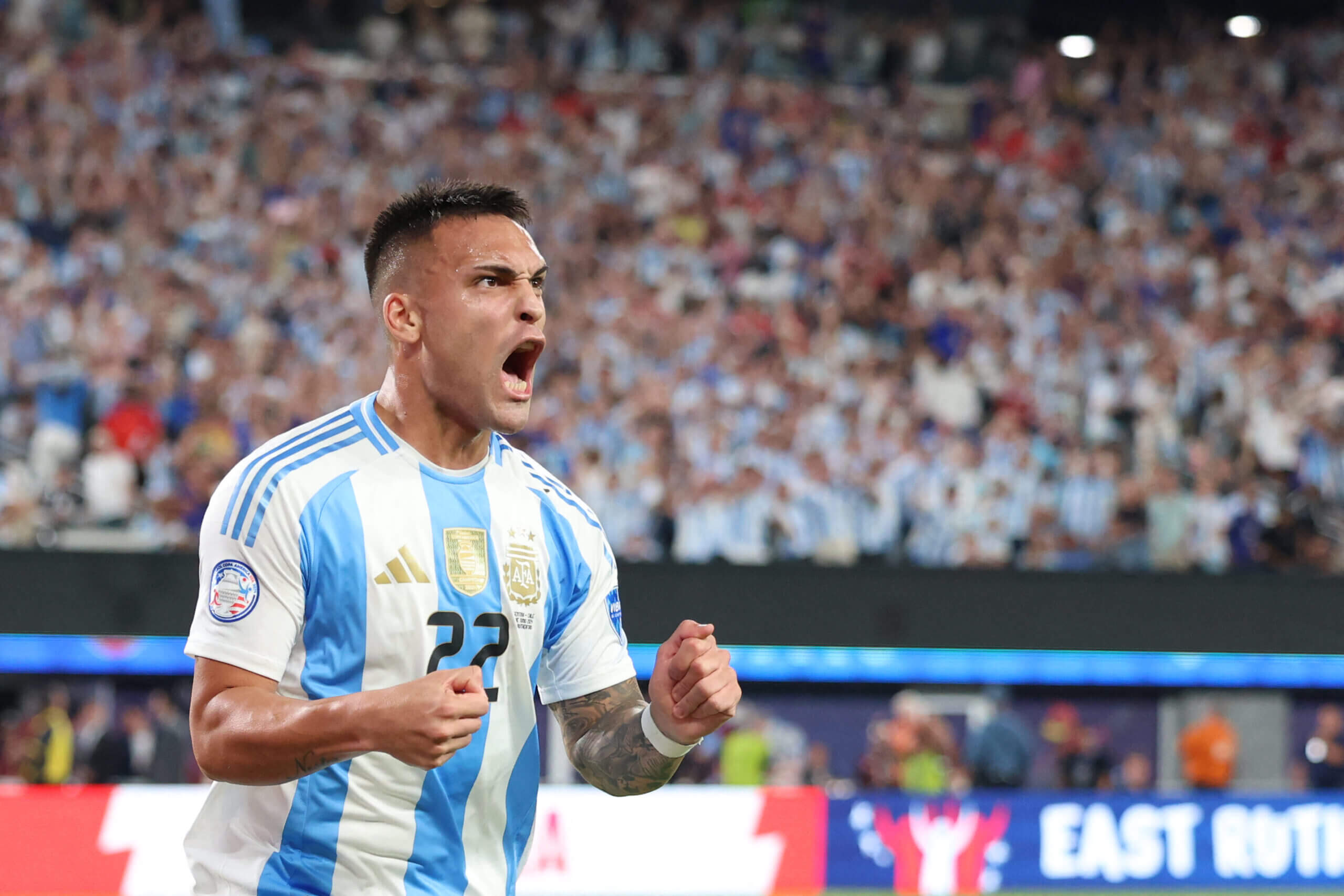 Argentina’s fanatical fans turned Times Square blue and white – then their team fought
