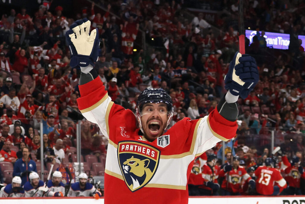 Evan Rodrigues’ record-tying Stanley Cup start is no surprise to past, present teammates