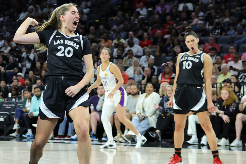 This isn’t Iowa, but Kate Martin is thriving in the Las Vegas spotlight