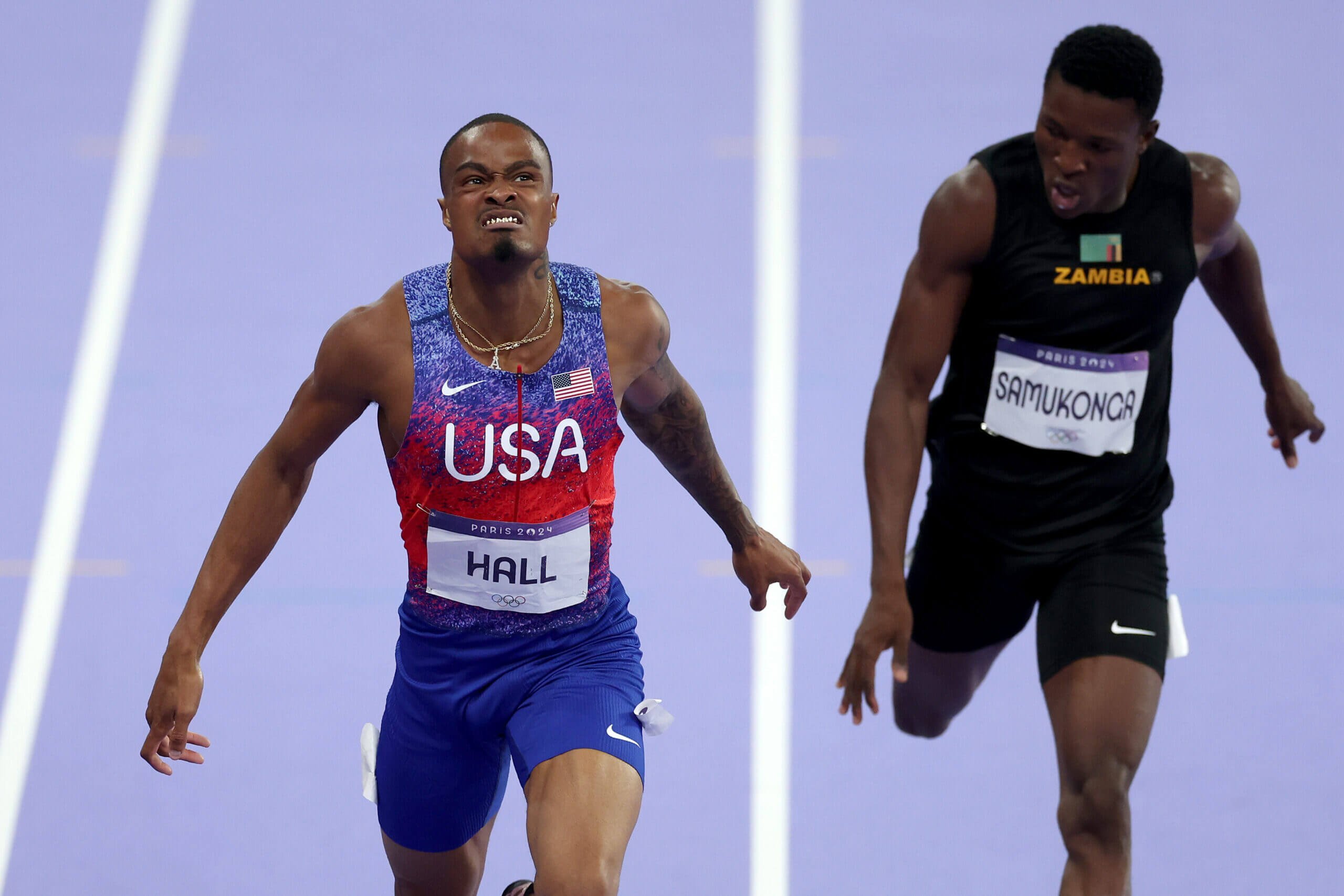 Quincy Hall’s grit on display in comeback win for 400m Olympic gold: ‘I’m known to finish’