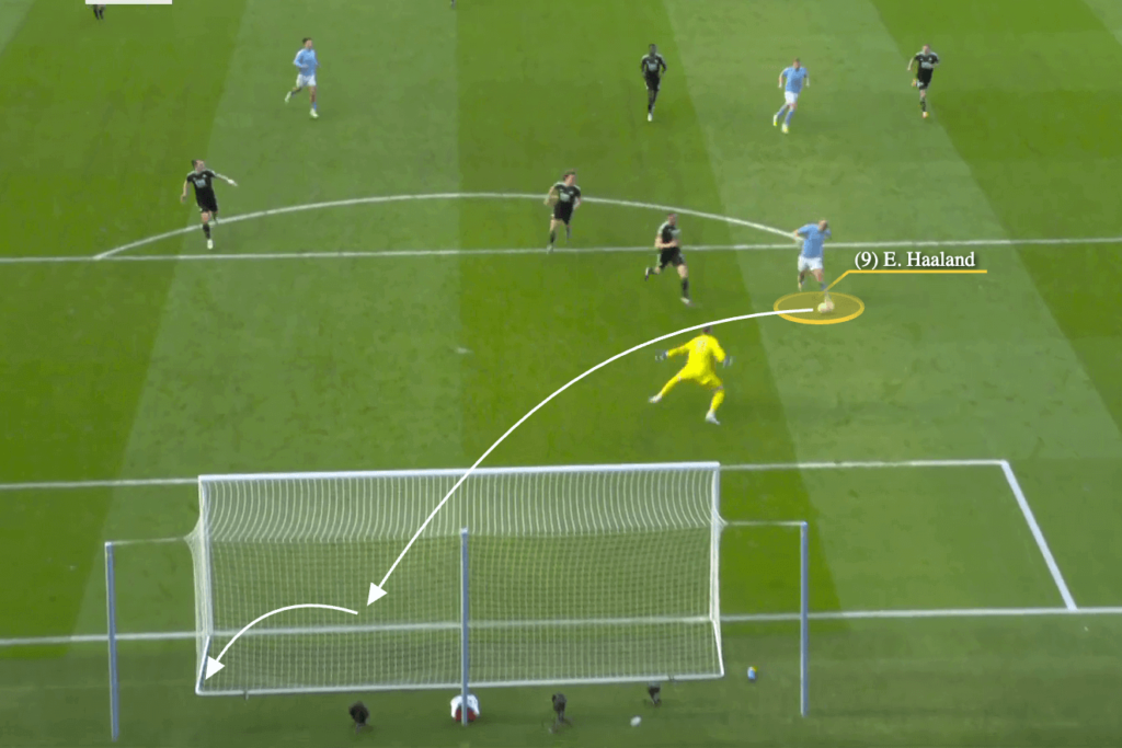 The goals that show that Erling Haaland is an artist and not a robot